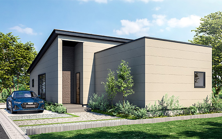 富山市今泉2号棟街なか展示場(平屋)